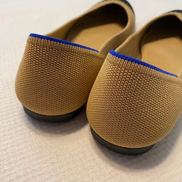 Rothy's The Square Camel Captoe Size 10 - Picture 2 of 4